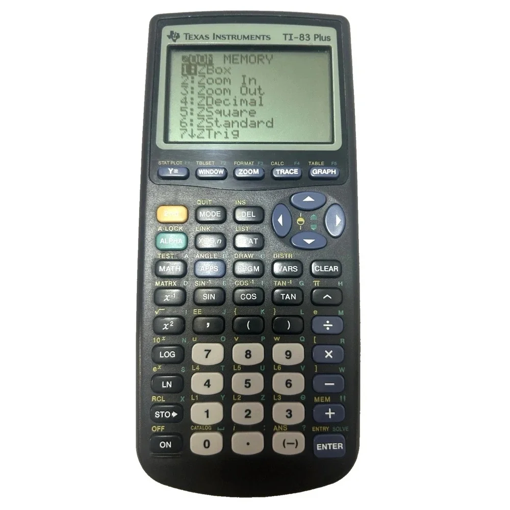 Texas Instruments TI-83 Plus‎ Graphing Calculator w Cover Tested Working